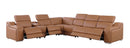 1116 - 7-Piece L-Shaped Sectional Sofa In With 4 Power Recliners & Power Headrests