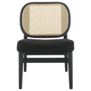 Rayo - Rattan Cane Back Accent Chair With Padded Seat