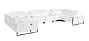1246 - 8-Piece U-Shaped Modular Power Reclining Sectional With 2 Power Recliners And Power Headrests