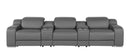 1116 - 5-Piece Modular Power Reclining Sofa In With 3 Power Recliners & Power Headrests