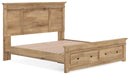 Makidern - Panel Storage Bed
