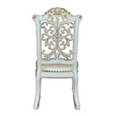 Vendome - 48" Side Chair (Set of 2) - Synthetic Leather & Antique Pearl