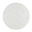 Kala - Round Dining Table With Marble Top - Natural Marble Top & Oak