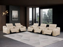 1116 - 8-Piece Modular Power Reclining Sofa, Loveseat & Chair Set In With 5 Power Recliners & Power Headrests