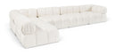 Orin - Velvet 5 Piece Modular Sectional