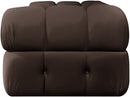 Orin - Velvet Performance Fabric Upholstered 2 Piece Modular Sofa (2 Corner Chairs)