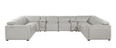 1224 - 10-Piece U-Shaped Sectional Sofa In With 4 Power Recliners & Power Headrests