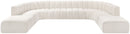 Arc - Boucle Fabric Modular Sectional