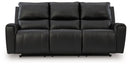 Glossmore - Reclining Sofa - Black