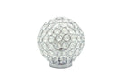Crystal Globe - Table Lamp - Pearl Silver