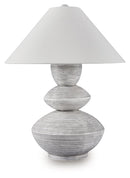 Brickdon - Poly Table Lamp - Distressed White