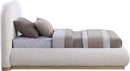 Vaughn - Chenille Bed With Natural Base