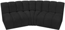 Arc - Boucle Fabric 3 Piece Modular Corner Sofa