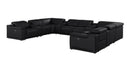 2679 - 12-Piece U-Shaped Power Reclining Sectional In Genuine Leather (4 Recliners)