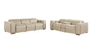 1224 - 6-Piece Modular Power Reclining Sofa And Console Loveseat Set In With 5 Power Recliners & Power Headrests