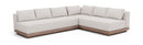 Solace - Olefin Performance Fabric 3 Piece Outdoor Patio Modular Sectional (Sofa, Loveseat & Corner Chair)