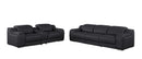 1116 - 6-Piece Modular Power Reclining Sofa And Console Loveseat Set In With 5 Power Recliners & Power Headrests
