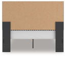 Zuraleus - Upholstered Panel Platform Bed With Roll Slats