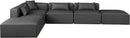 Cube - 6 Piece Modular Corner Armless Sectional