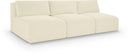 Shaggy - 3 Seat Modular Armless Sofa