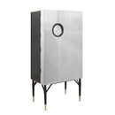 Yoela - Wine Cabinet - Leather & Aluminum