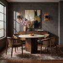 Sylvan - Vegan Leather Dining Chair (Set of 2) - Brown Frame