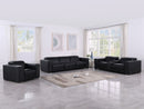1208 - Modular Leather Set With 5 Power Recliners & Power Headrests