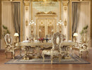 Seville - Dining Table With Pedestal Base - Gold