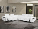 1224 - 7-Piece L-Shaped Sectional Sofa In With 3 Power Recliners & Power Headrests
