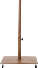 Amalfi - Aluminum Patio Umbrella - Light Brown Base / Light Brown Pole