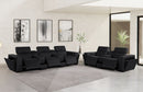1224 - 8-Piece Modular Power Reclining Sofa & Loveseat Set In With 5 Power Recliners & Power Headrests