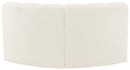 Arc - Velvet 2 Piece Modular Sofa