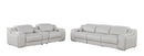1116 - 6-Piece Modular Power Reclining Sofa And Console Loveseat Set In With 5 Power Recliners & Power Headrests