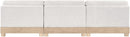 Turin - Chenille Fabric Upholstered Modular Sectional - White