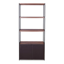Sara - Bookshelf - Walnut & Sandy Black