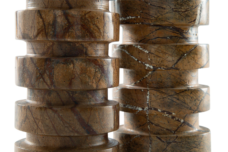 Emsleyfield - Candle Holder Set (Set of 2) - Tan