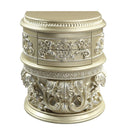 Vatican - Nightstand - Champagne Silver