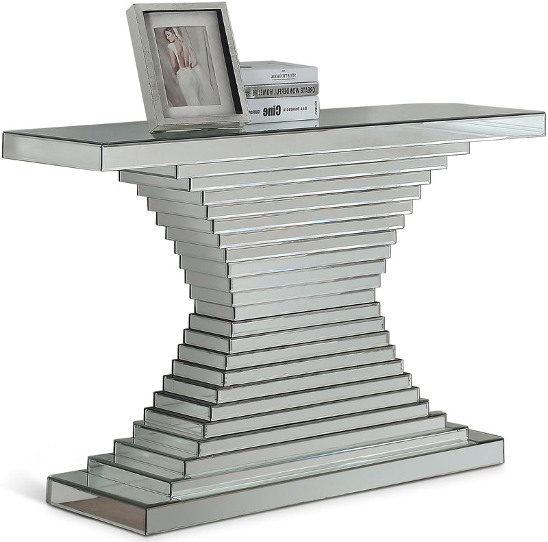 Nexus - Console Table - Pearl Silver