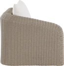 Seacrest - Olefin Water Resistant Fabric And Wicker Outdoor Patio Left Arm Chair