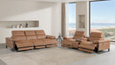 1246 - Modular Power Triple Reclining Sofa And Console Loveseat Set With Power Headrests
