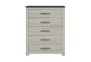 Ashley - 5 Piece King Bedroom Set - Brown