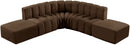 Arc - Velvet 6 Piece Corner Modular Sofa