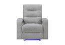 U6611 - 3 Piece Living Room Set (15 Power Reclining Sofa / Power Console Reclining Loveseat / Power Recliner) - Dark Gray