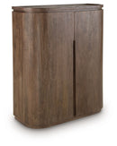 Landermont - Bar Cabinet - Medium Brown