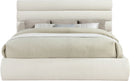 Adam - Chenille Fabric Bed With 52" Headboard