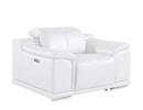 2679 - Power Reclining Chair With Power Headrest In Genuine Leather - Beige