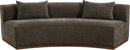 Avanti - 104" Chenille Fabric Upholstered Sofa