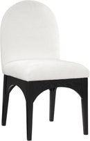 Waldorf - Chenille Dining Side Chair With Black Legs