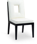 Gwendolyn - Faux Leather Dining Side Chair With Black Frame (Set of 2)