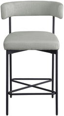 Rivage - Durable Stool With Black Frame (Set of 2)